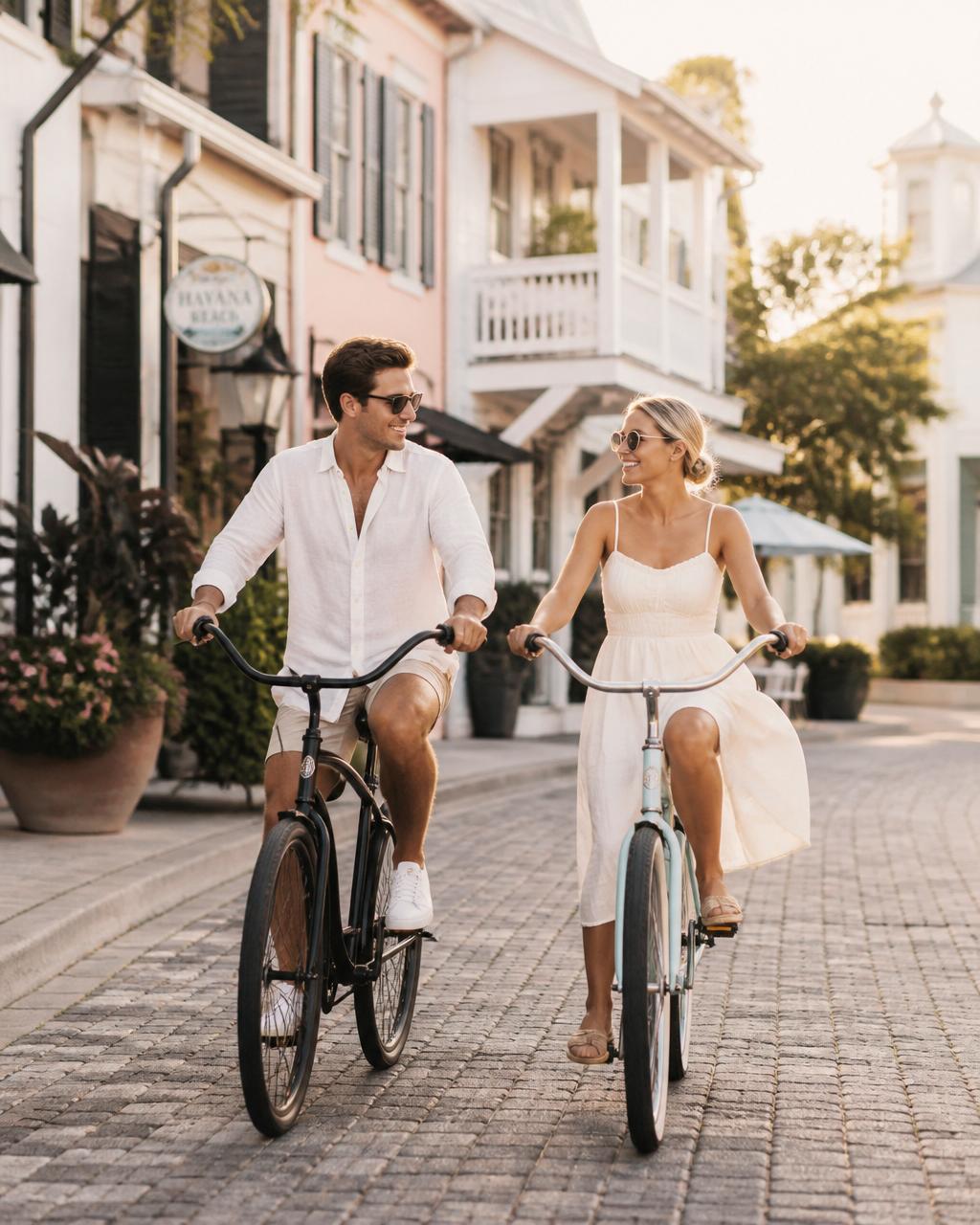 30A / Rosemary Beach, Florida honeymoon — pastel beach-town aesthetic