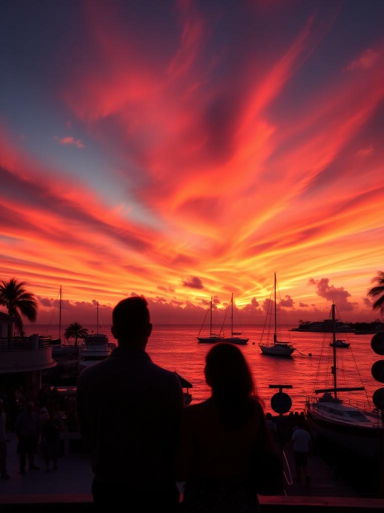 Key West, Florida honeymoon — free-spirited island, mallory square sunsets