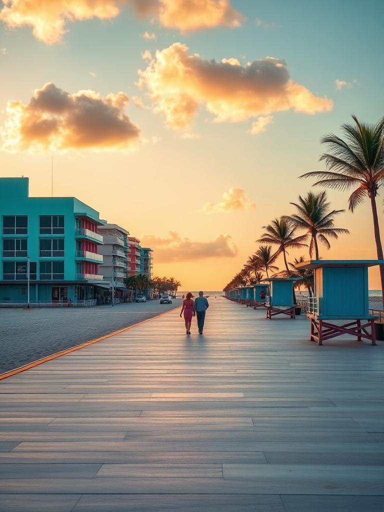 Miami Beach, Florida honeymoon — art deco glamour, oceanfront nightlife