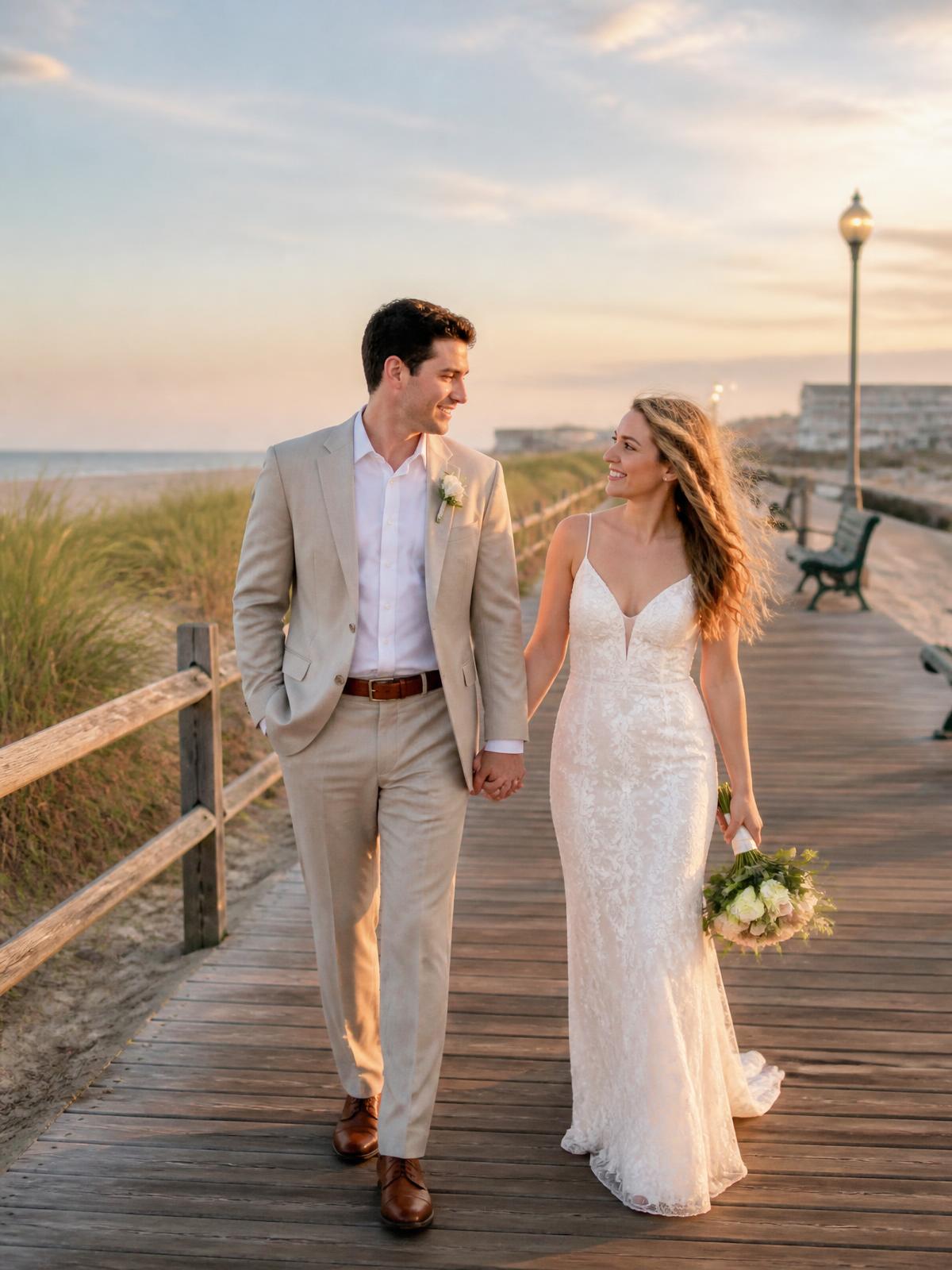 Rehoboth Beach, Delaware honeymoon — boardwalk beach classic