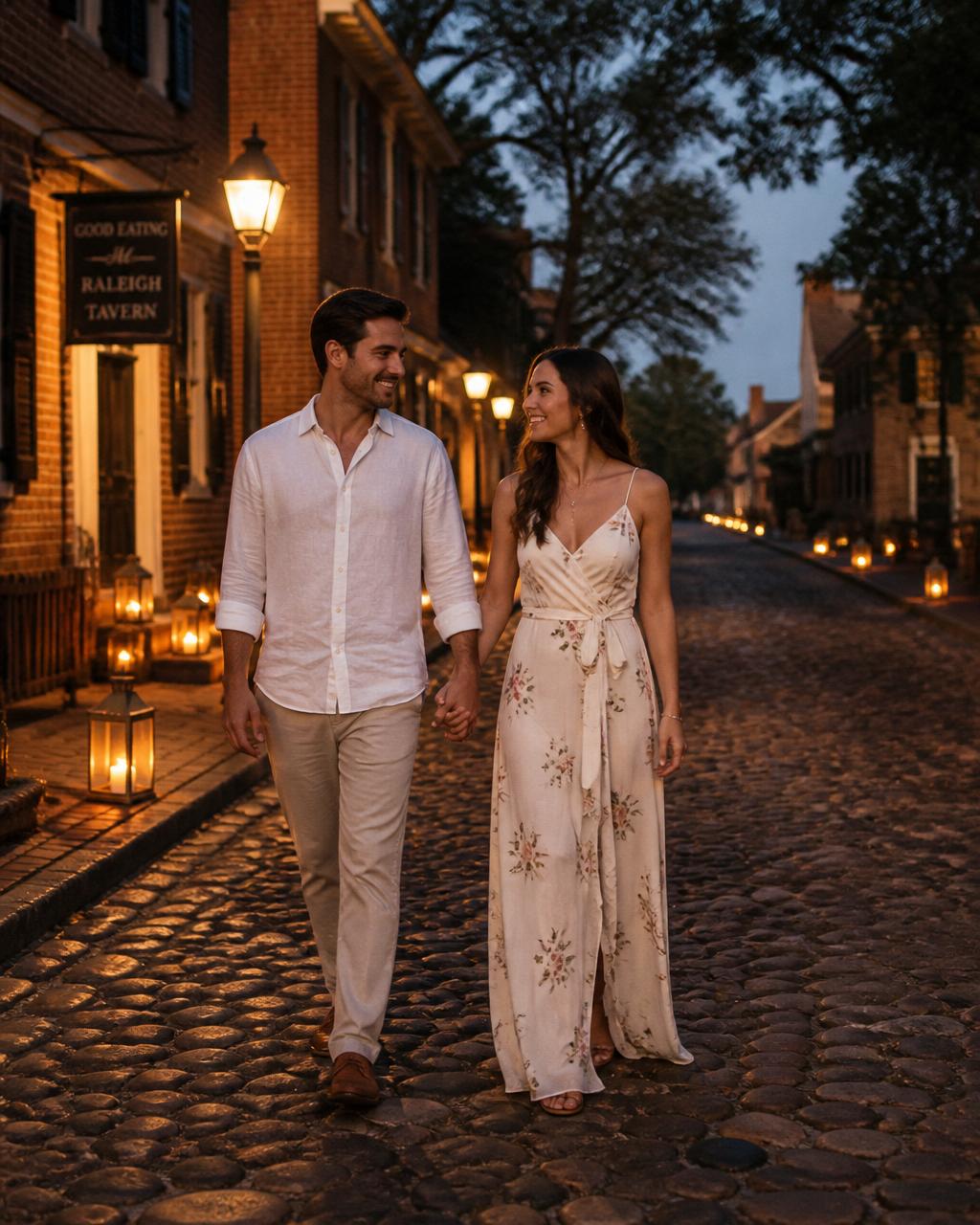 Williamsburg, Virginia honeymoon — colonial romance, garden walks